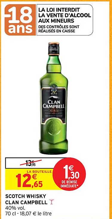 scotch whisky clan campbell