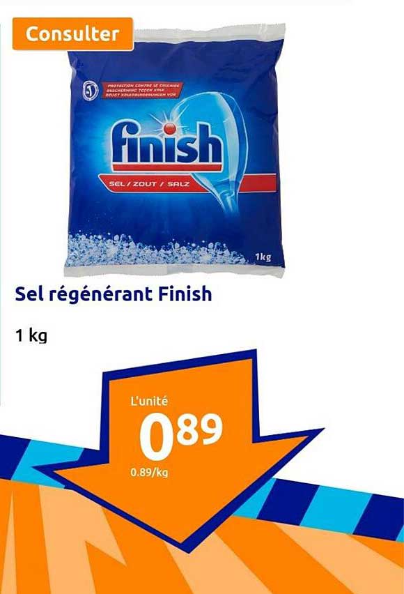 sel régénérant finish