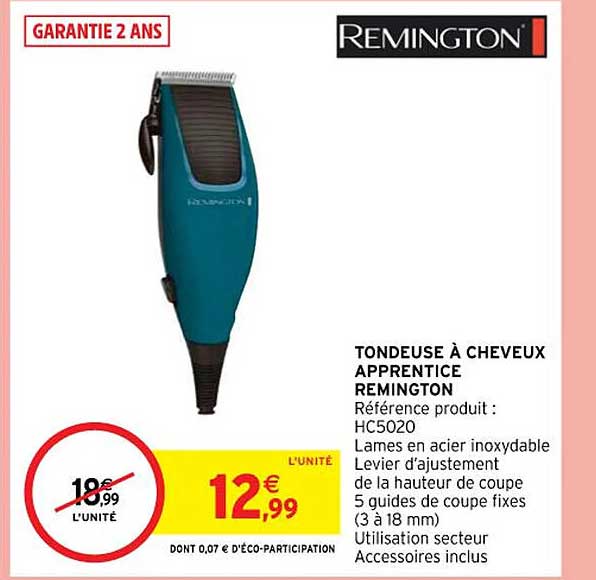 Tondeuse à Cheveux Apprentice Remington