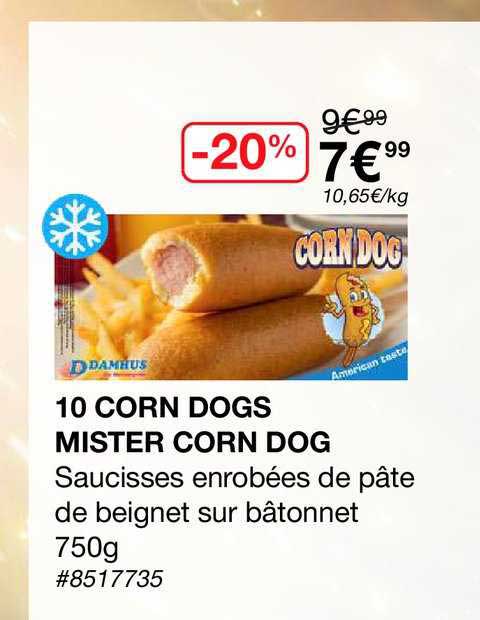 10 corn dogs mister corn dog