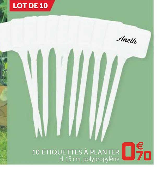 10 étiquettes à planter