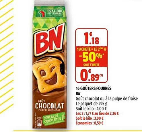 16 Goûters Fourrés Bn