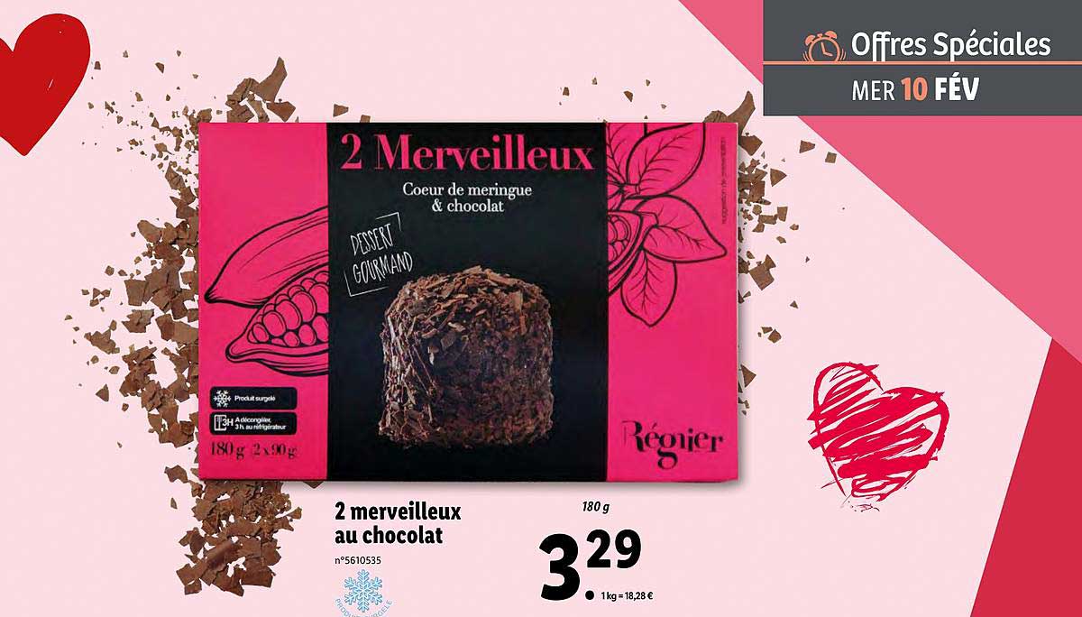 2 merveilleux au chocolat