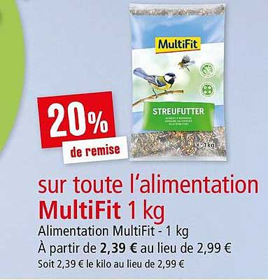 alimentation multifit 1kg