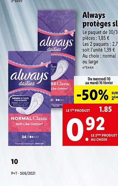 always protèges slip