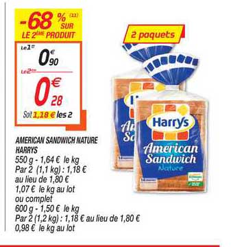 American Sandwich Nature Harrys