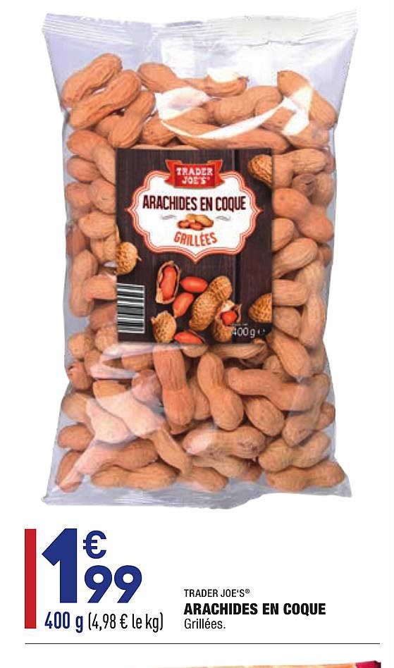 Arachides En Coque Trader Joe's