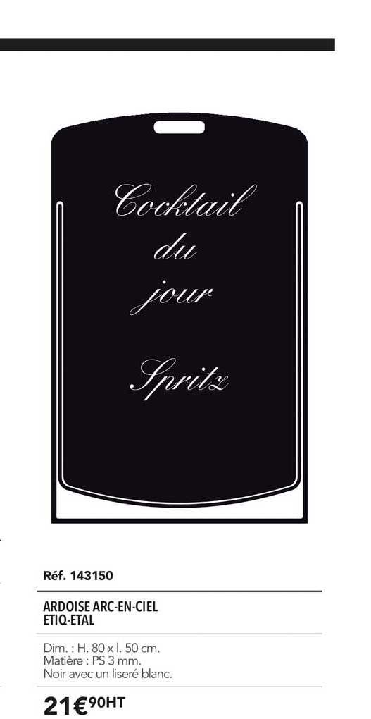 ardoise arc en ciel etiq etal