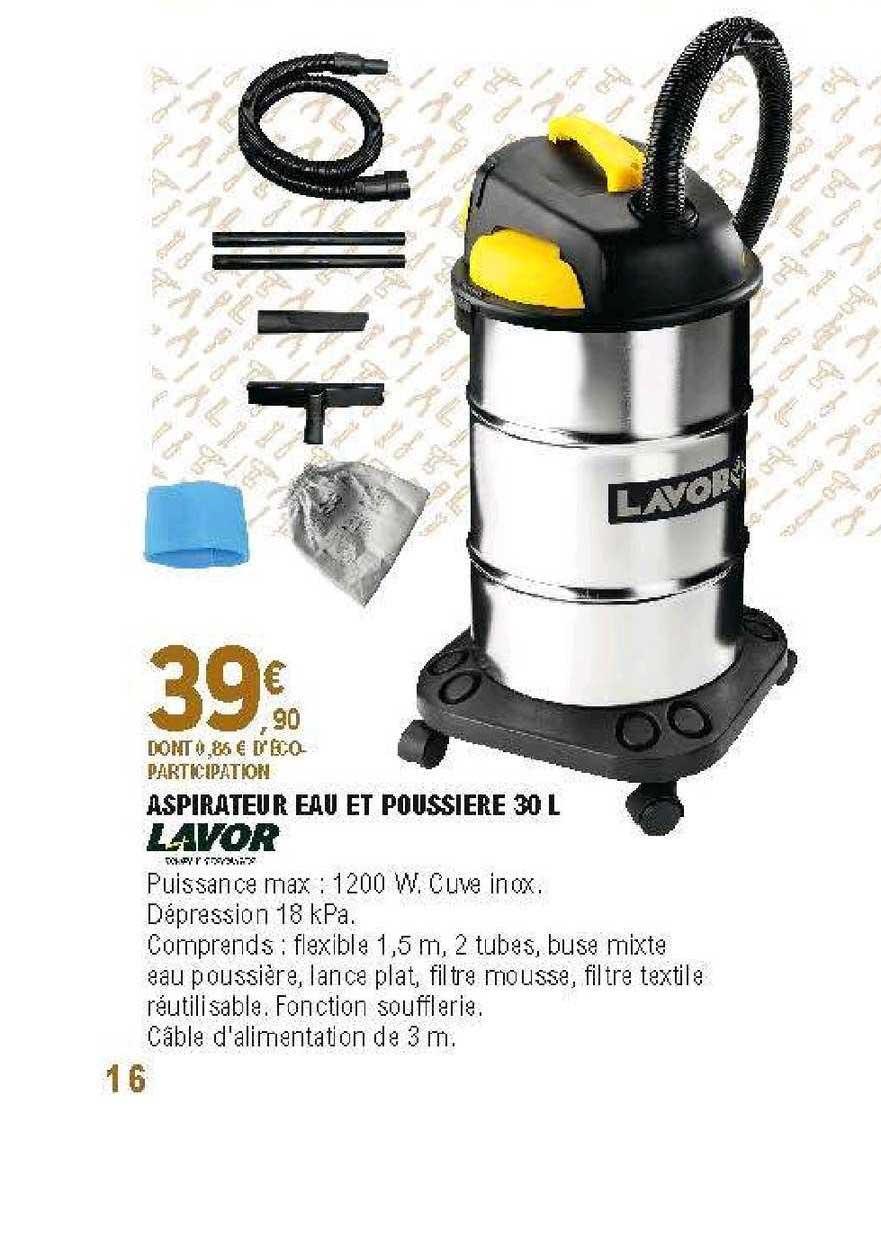 Aspirateur Eau Et Poussière Lavor