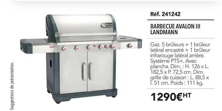 barbecue avalon iii landmann