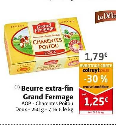 beurre extra-fin grand fermage