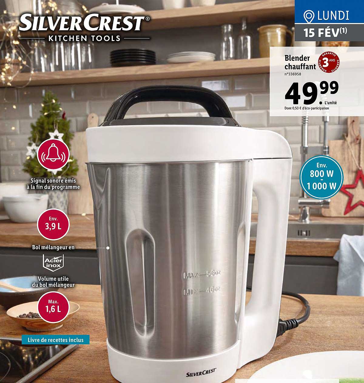 Blender Chauffant Silver Crest