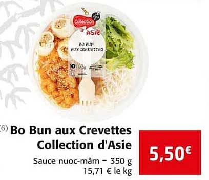 bo bun aux crevettes collection d'asie