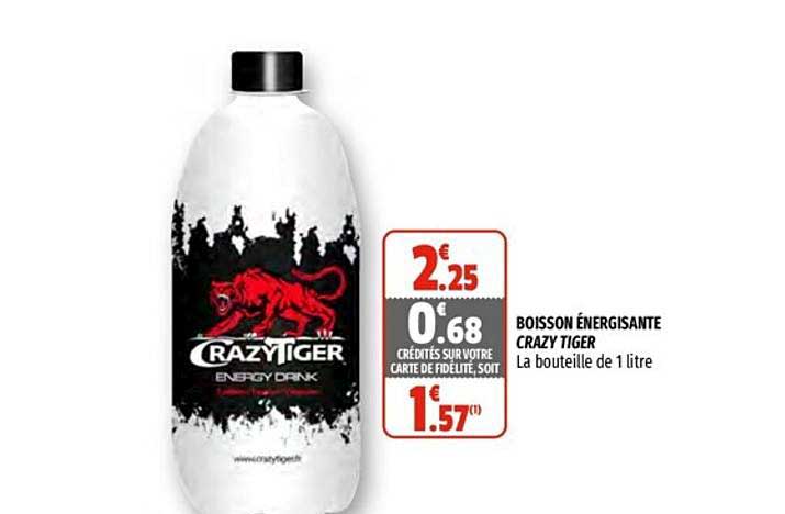 boisson énergisante crazy tiger