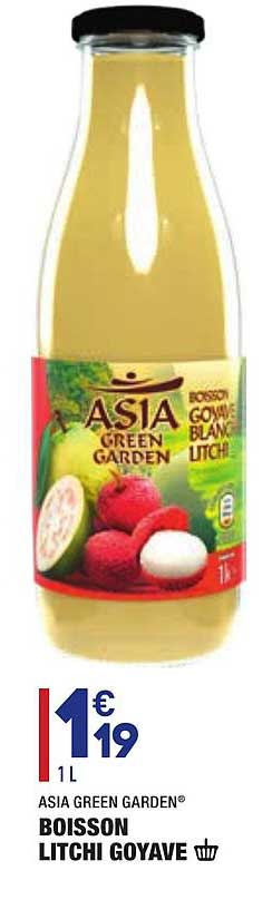 boisson litchi goyave asia green garden