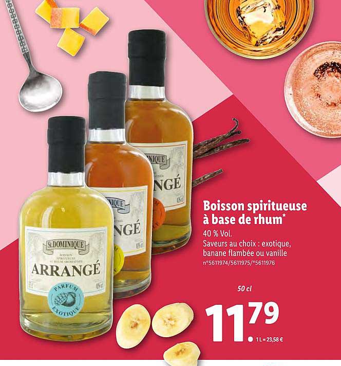 boisson spiritueuse à base de rhum st dominique