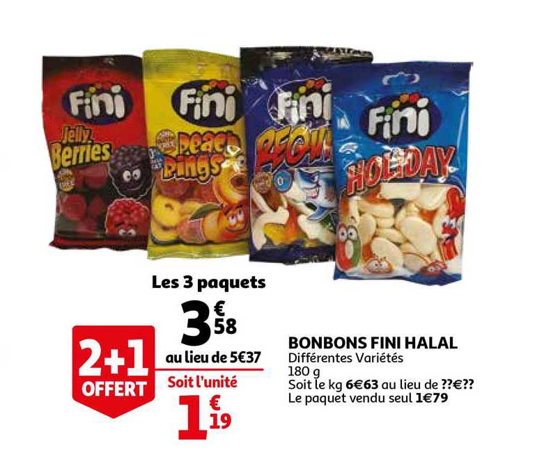 Bonbons Fini Halal