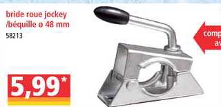 bride roue jockey - béquille 48 mm