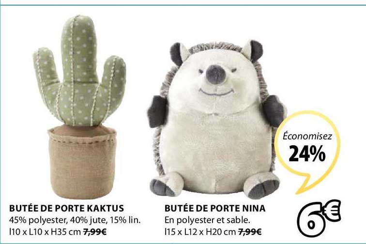 butée de porte kaktus, butée de porte nina