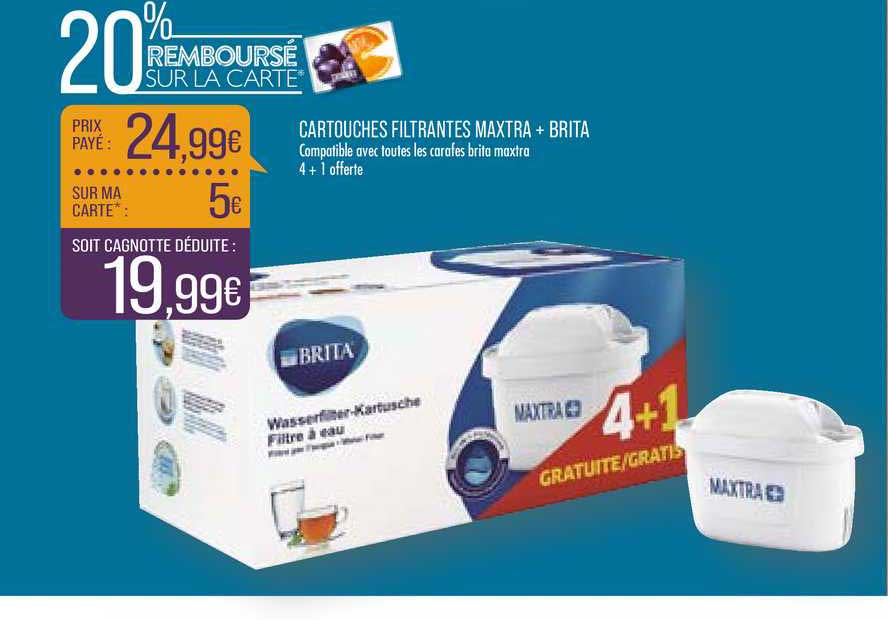 cartouche filtrantes maxtra + brita