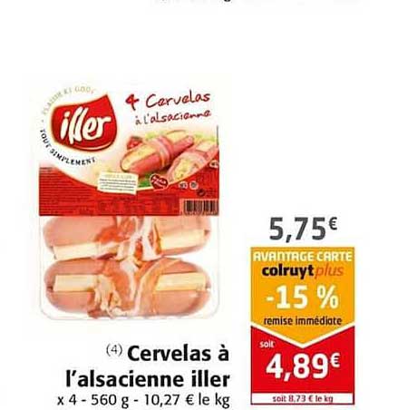 cervelas à l'alsacienne iller