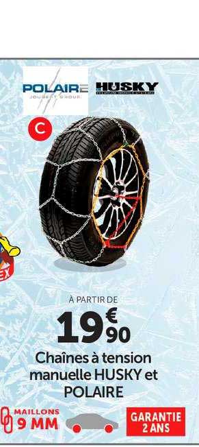 chaînes à tension manuelle hysky et polaire