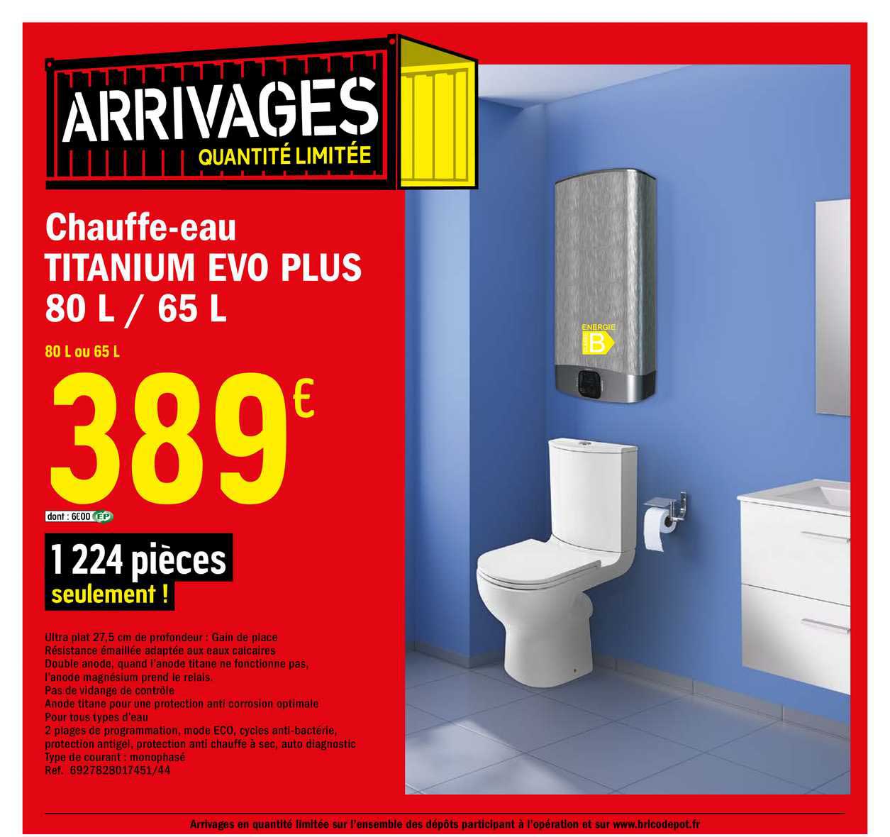 chauffe-eau titanium evo plus