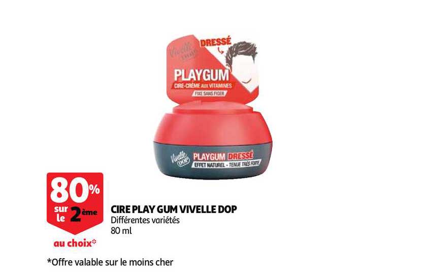 cire play gum vivelle dop