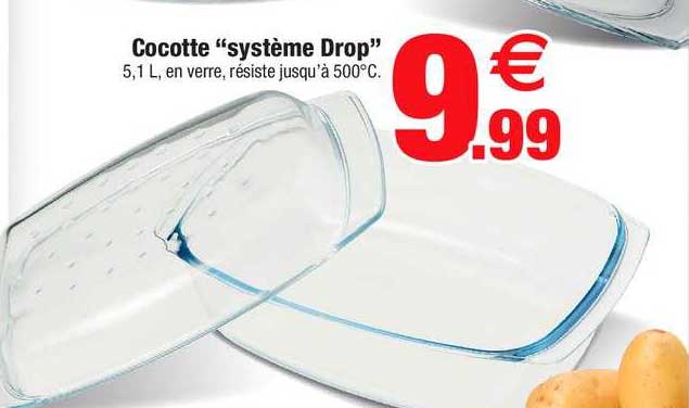 cocotte "système drop"
