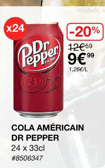 cola américain dr pepper