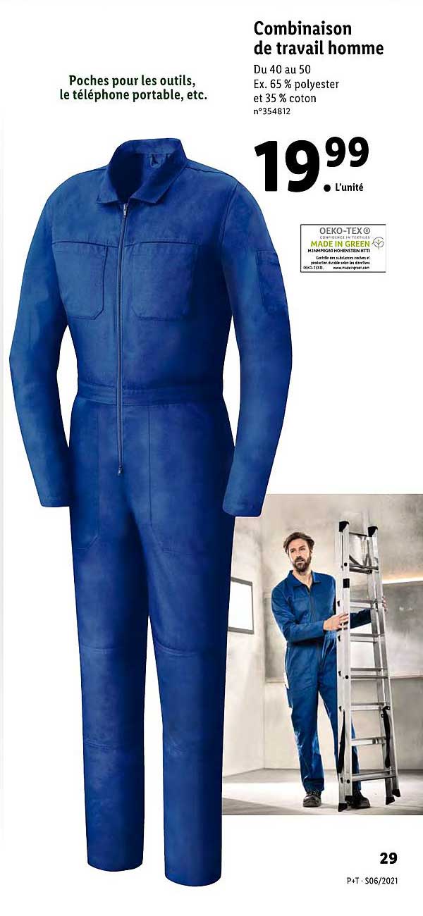 Combinaison De Travail Homme