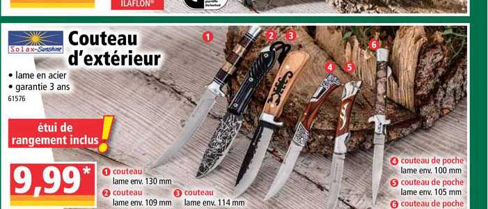 couteau d'extérieur