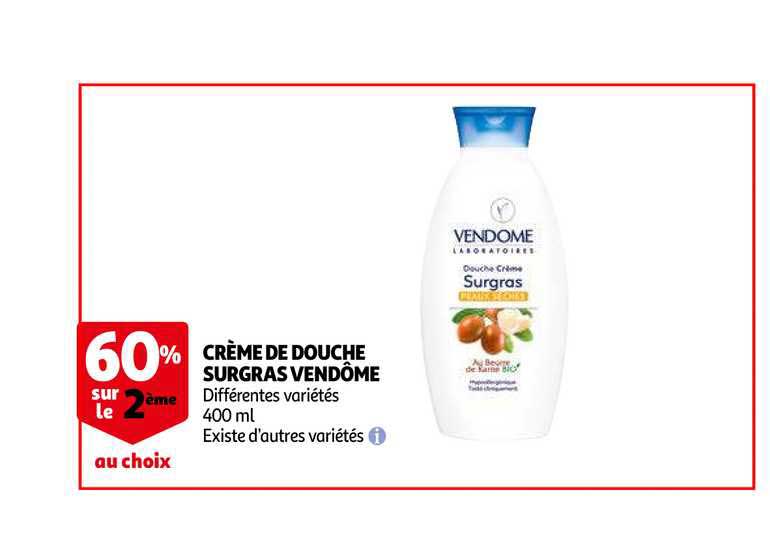 crème de douche surgras vendôme