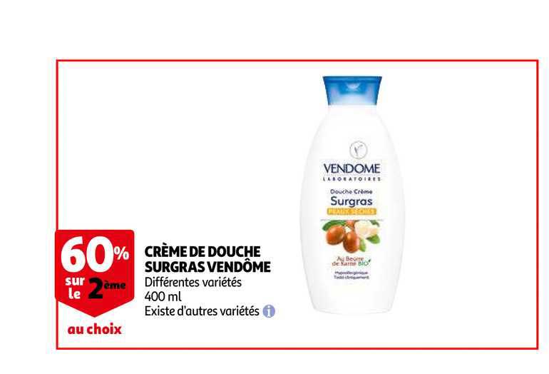 crème de douche surgras vendôme