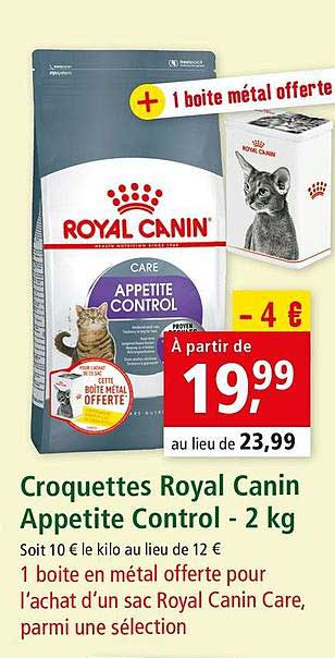 Croquettes Royal Canin Appetite Control - 2 Kg