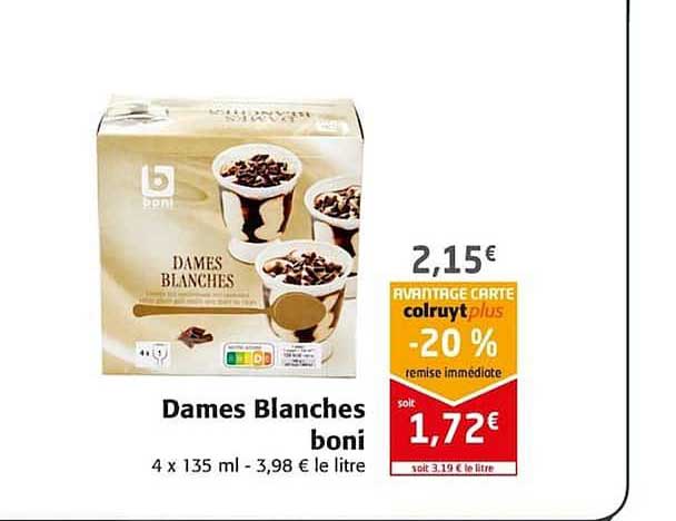 dames blanches boni