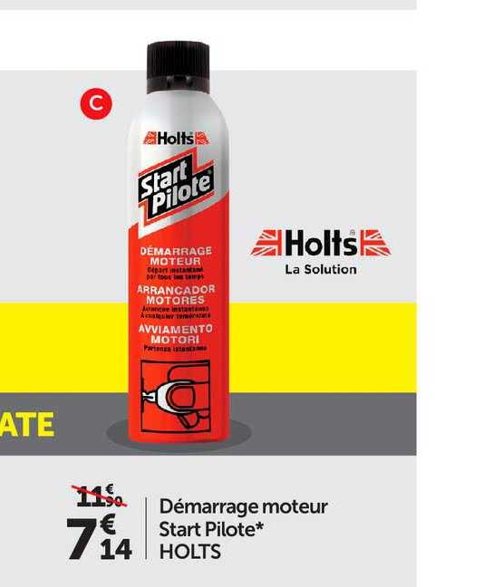 Démarrage Moteur Start Pilote Holts