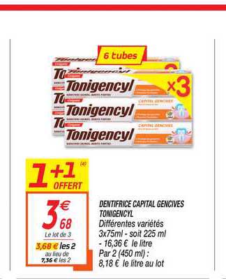 dentifrice capital gencives tonigencyl