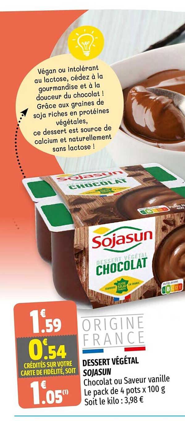 Dessert Végétal Sojasun