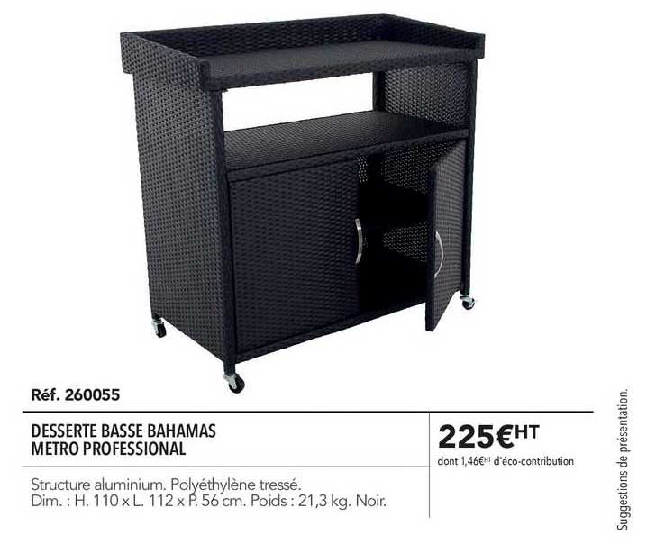 desserte basse bahamas metro professional