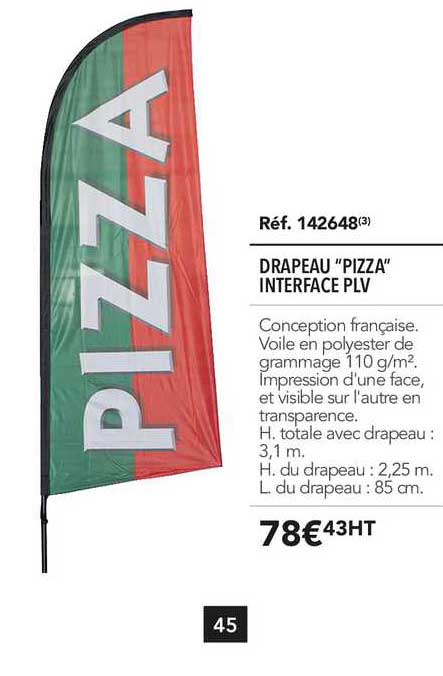 drapeau pizza interface plv