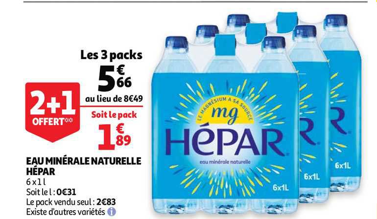 Eau Minérale Naturelle Hépar