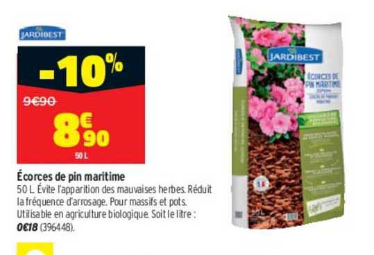 écorces de pin maritime jardibest