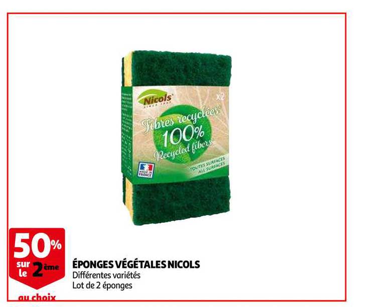 éponges Végétales Nicols