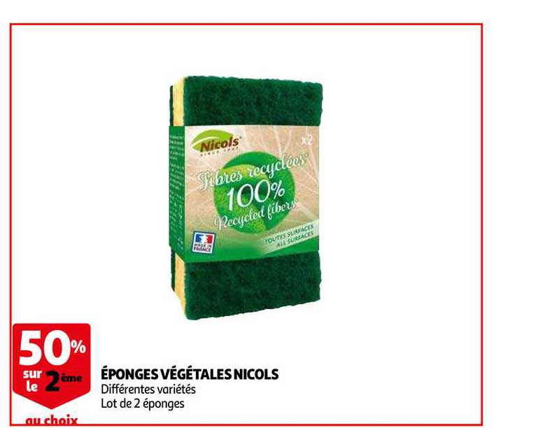 éponges Végétales Nicols