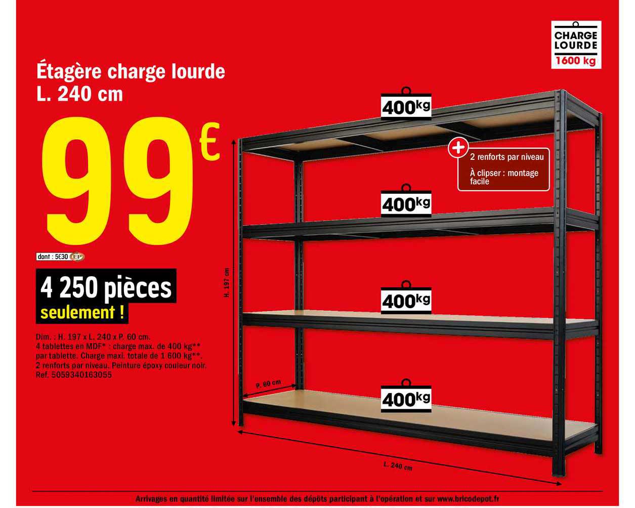 étagère charge lourde