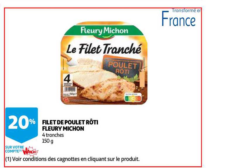 filet de poulet rôti fleury michon