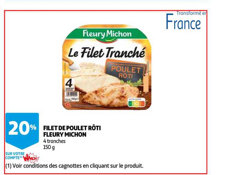 filet de poulet rôti fleury michon