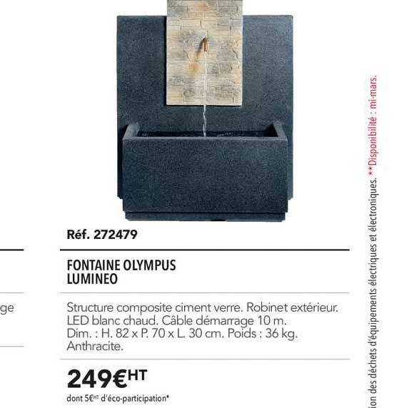 fontaine olympus lumineo