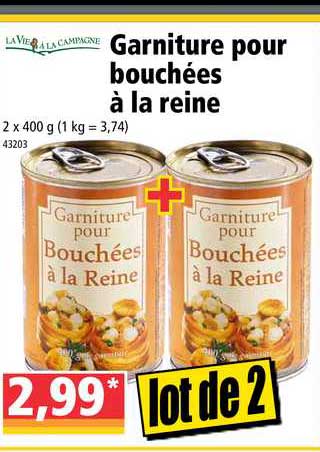 Garniture Pour Bouchées à La Reine La Vie à La Campagne